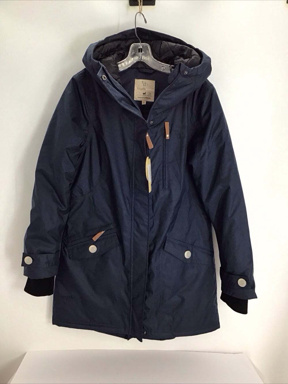Berydale 5000 Women’s Winter Waterproof Windproof Parka Coat Jacket Navy Size M
